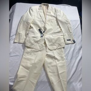 Men's Elegant Cream Suit
